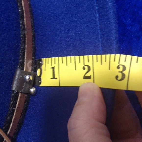 Cobalt Blue Western Cowboy Outback Country Hat Steer Head Accent Banding Boho - Picture 11 of 12